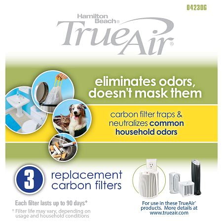 Air Bench - Allergy Be Gone Hamilton Beach 04230 Long Life General Purpose Air Cleaner Filters