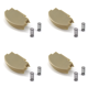 thumbnail image 1 of Botón Cierre Tapa Reposabrazos Central 4 Uds. para Bora Mk4 Passat B5 (Beige), 1 of 7