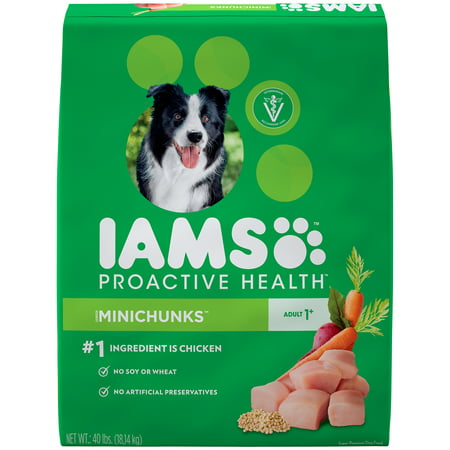 IAMS ProActive Santé Adulte MiniChunks Prime Dog Food, 40 lbs