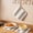 Brown, variant on Burnt Orange White Ombre Pot Holders for Kitchen Heatproof Potholder, 4 Pack Modern Abstract Art Farmhouse Gradient Hot Pads Multipurpose Oven Pads Cloth Potholders Trivet for Cooking and Baking