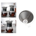 thumbnail image 3 of Abbracc Clear Pour Over Coffee Maker, High-Temperature Resistant Hand Brewing Anti-Scald Carafe, 3 of 9