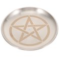 thumbnail image 1 of FELTECHELECTR Bandeja portavelas de tarot para ceremonias, plato decorativo pequeño, bandeja para guardar joyas, 1 of 4