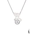 thumbnail image 2 of Delight Jewelry Silvertone Domed She Believed She Could So She Did Silvertone Dream Big Pendant Necklace, 25", 2 of 4