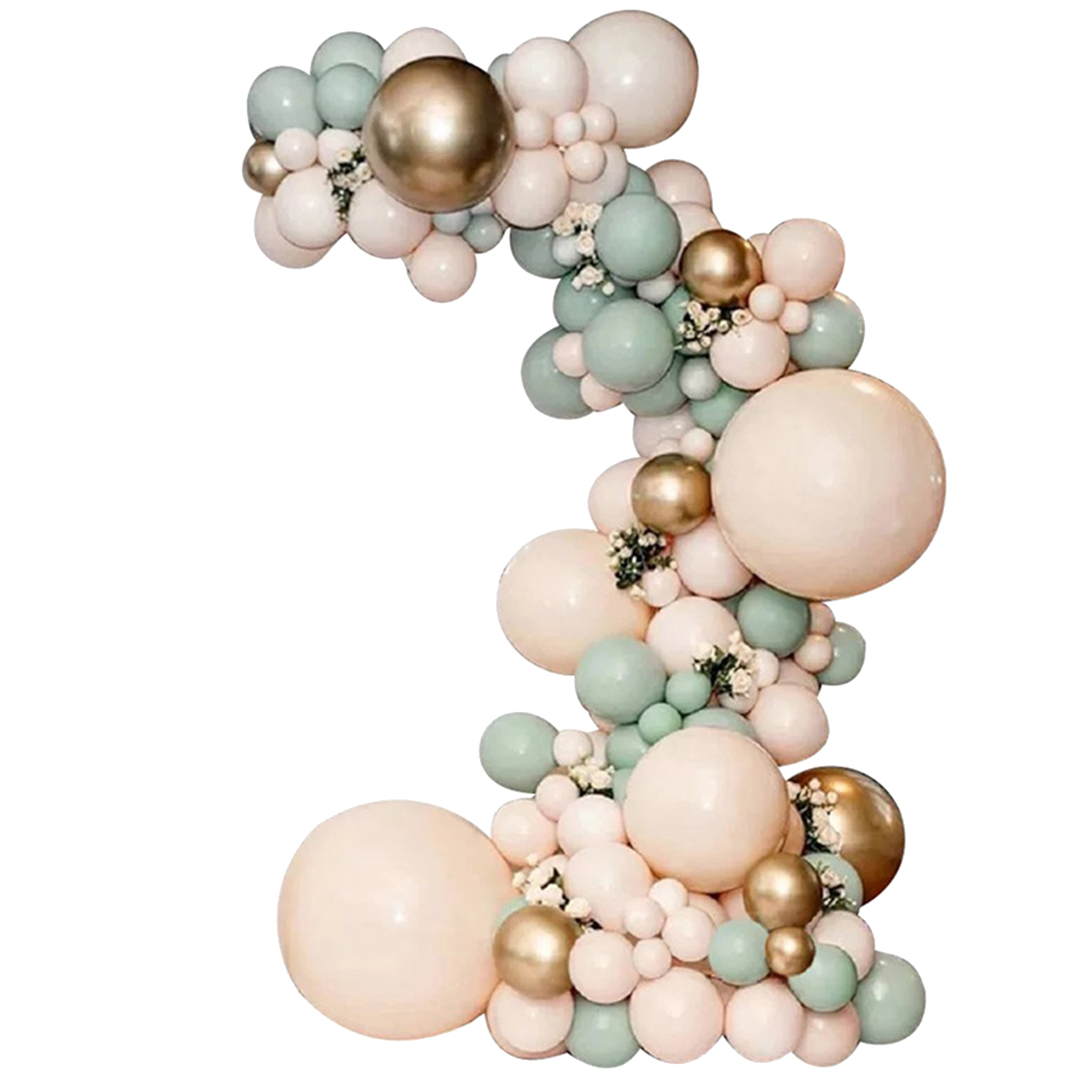 HEVIRGO 1 Set Decorative Balloon Arch Chain Multi-functional Emulsion