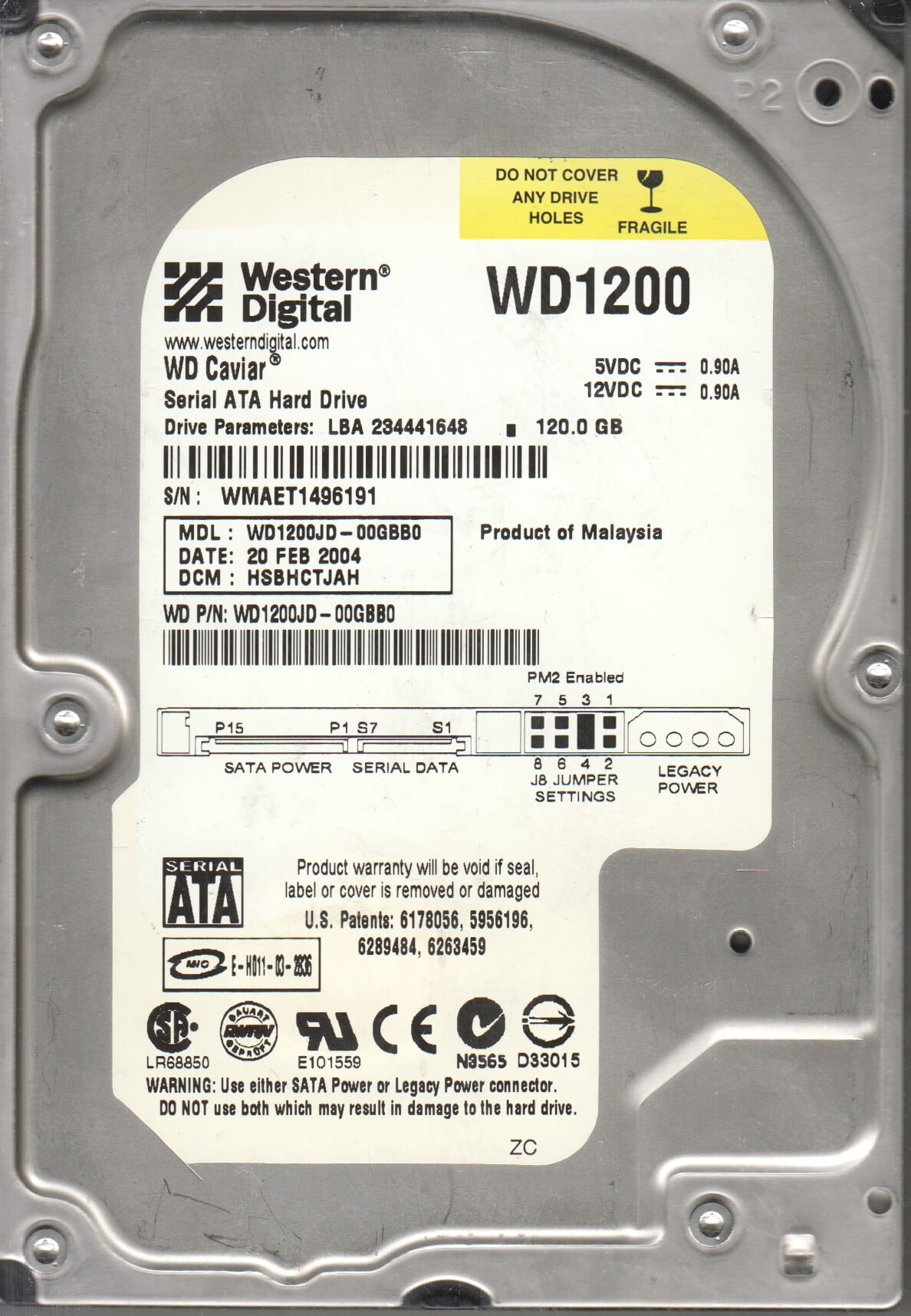 Western Digital 8TB WD Blue HDD, 3.5'' PC Desktop Hard Drive, 5640
