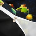 thumbnail image 4 of Erosebridal Kids Dinosaur Queen Duvet Cover Set for Boys Girls, Dino Letter V Bedding, Black Reversible 3pcs, 1 Duvet Cover and 2 Pillowcases (No Comforter), 4 of 6