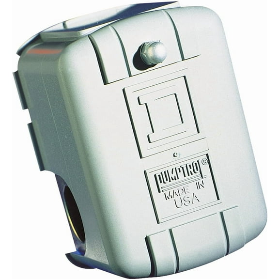 Square D Pumptrol FSG2J21BP Pressure Switch, 115/230 V, 2-Pole, 220 psi Working, NEMA 1 Enclosure