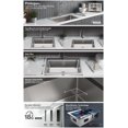 thumbnail image 7 of Kohler K-31466-1 Prologue 33" X 22" Undermount Or Drop In Stainless Steel Kitchen Sink -, 7 of 7