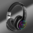 thumbnail image 2 of Bdday Bluetooth 5.0 Subwoofer Head-Mounted Foldable Headphones - Built-in Mic Wireless Call Folding Stereo Noise Cancellation Over Ear Soft Earmuffs Headset, 2 of 2