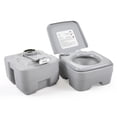 thumbnail image 3 of YYAO 5.3 Gallon Waste Tank, Portable Indoor Outdoor Toilet for Travel Camping RV Boating Fishing, Grey, 3 of 9