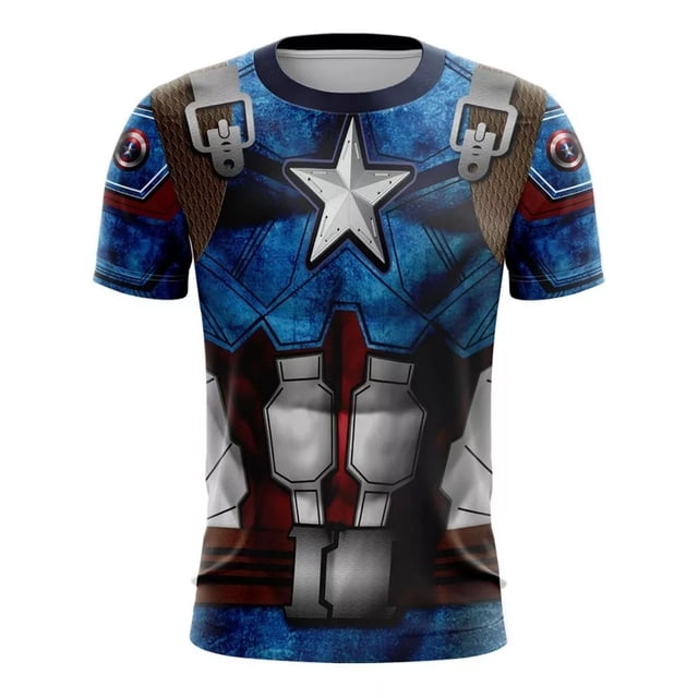 Playera Sublimada Capitán América Traje