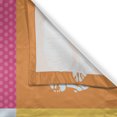 thumbnail image 3 of Ambesonne Modern Kitchen Curtains, Fashion Kiss Love Design, 55"x36", Multicolor, 3 of 3
