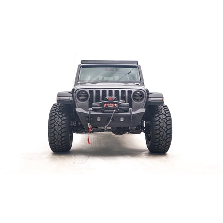 18-C Wrangler Jl/20-C Gladiator Front Stubby Bumper W/No Guard Fits select: 2021 JEEP GLADIATOR, 2021 JEEP WRANGLER UNLIMITED SPORT