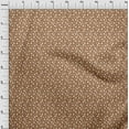 thumbnail image 4 of oneOone Viscose Chiffon Brown Fabric Floral Craft Projects Decor Fabric Printed By The Yard 42 Inch Wide, 4 of 4