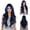 Blue, variant on Long Curly Hair Wigs for Women - 79cm Big Wave High Temperature Silk Hair Full Head Cover