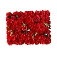 thumbnail image 1 of Panel de pared de flores Yuyangstore Decoración de pared Artesanía floral 40 cm x 60 cm Rojo, 1 of 8