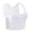 White, variant on Chest Binder Tank Top Breathable Comfortable and Soft Slim Fit Trans Vest Tops Tomboy Lesbian,Black,XXL