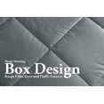 thumbnail image 6 of Ultra Soft Reversible Plush Down Alternative Blanket -Full/Queen- White/Gray, 6 of 7