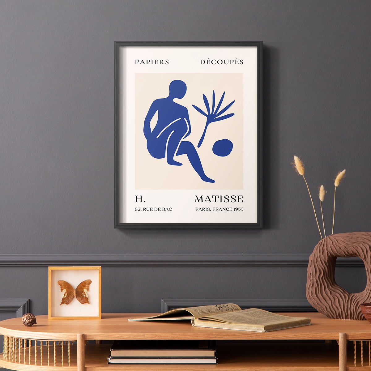 Matisse CLX Framed Print in Black Solid Wood 11 x 14 Framed Print