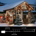 thumbnail image 5 of 33ft Christmas Decorative Mini Lights, 100 LED Green Wire Fairy Starry String Lights Plug in, 11 Lighting Modes, for Indoor Outdoor Xmas Tree Wedding Party Decoration (White), 5 of 6