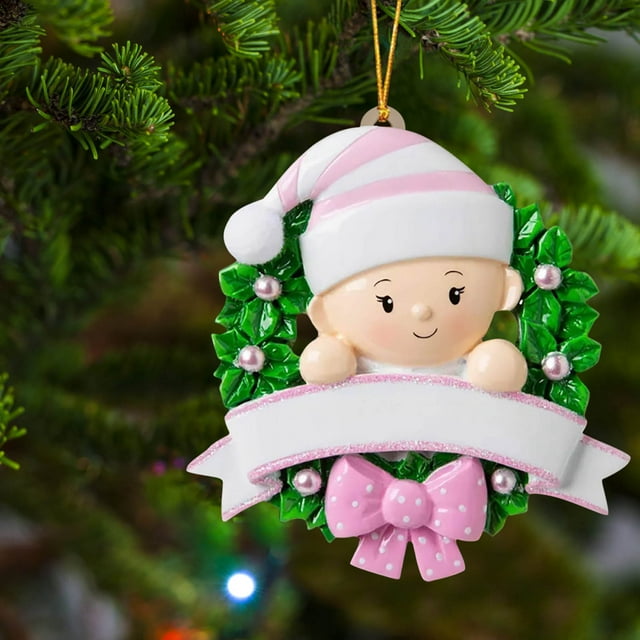 Decoraciones de Halloween, adornos de Halloween, regalos de Halloween, corona navideña personalizada, primer adorno navideño para bebé, colgante de árbol de Navidad, colgante de acrílico