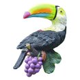 thumbnail image 1 of Tucan Tree Decor Toucan Figurine La césped exótica de pájaros tropicales Estatuas de jardín divertida para el jardín para el porche de la oficina del Mirar hacia atrás, 1 of 8