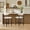 Armless Chair White, variant on Modern Chenille Counter Height Bar Stools Set of 2, Upholstered Bar Chairs with Gold Armrests, 26"H Cushioned Metal Frame Kitchen Island Chairs, Green