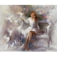 thumbnail image 2 of Haenraets, Willem 14x12 White Modern Wood Framed Museum Art Print Titled - White dreams, 2 of 4