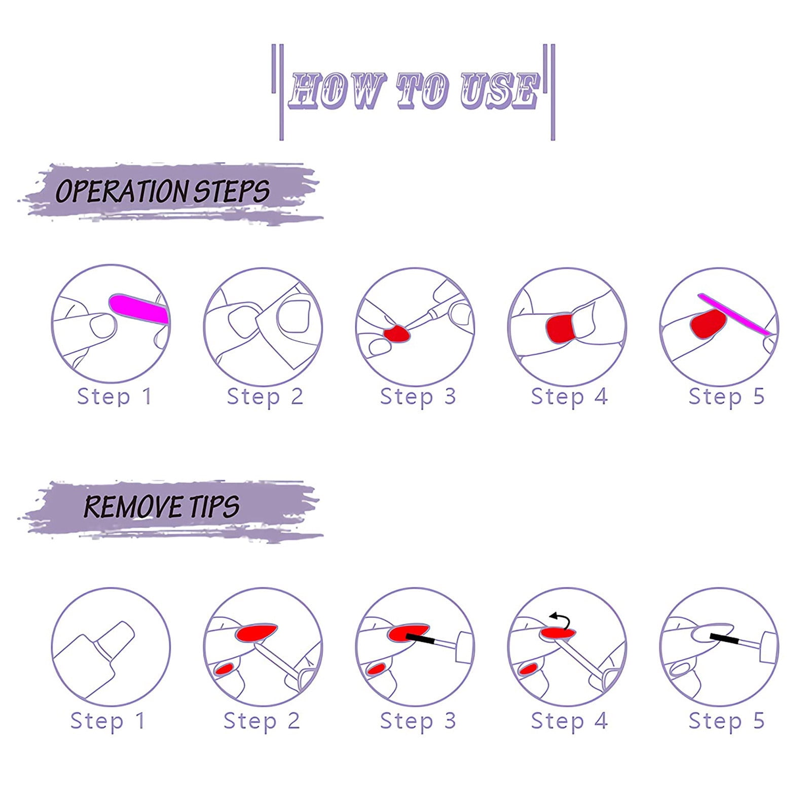 Nail Tips Nail Tips Natural Stick on Nails for Girls under 10 Nail Stain Nail Tip Holder Short Style Nail Tip Clear on Nails Long Length Gel Extra Long Nail Tips Clear