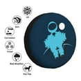 thumbnail image 6 of DouZhe Waterproof Spare Tire Cover, Space Astronaut Moon Prints Adjustable Wheel Covers Fit for Jeep Trailer RV SUV Car, 17 inch, 6 of 7
