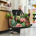 thumbnail image 6 of Cactus Large Capacity Reusable Oxford Cloth Picnic Basket Shopping Bag Cube Organizer, 6 of 7