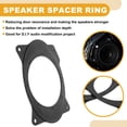 thumbnail image 3 of Adaptador de espaciador de altavoz tweeter Unique Bargains para Toyota Corolla 2007-2018 Puertas traseras ABS Negro a prueba de agua, 3 of 7