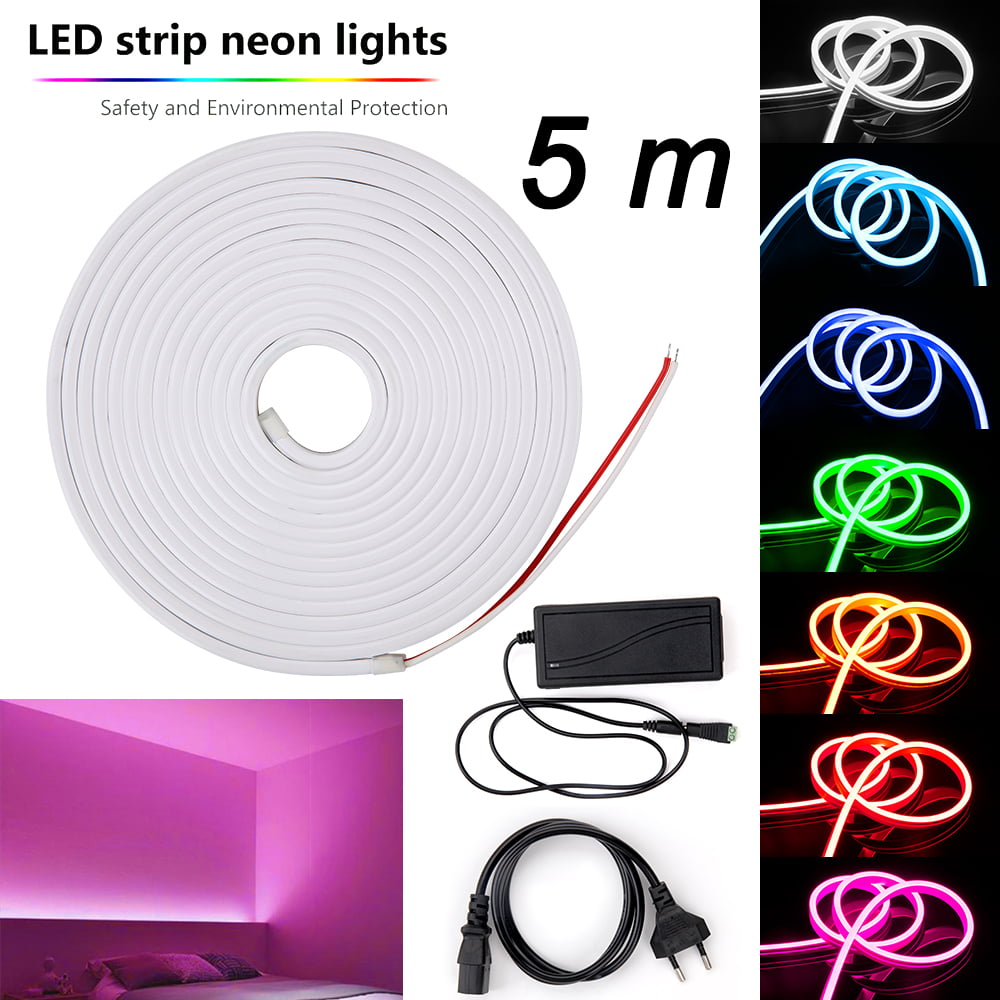 LED Neon Rope Lights Outdoor, IP67 Waterproof,Ambient Multi-Color Light Decor, for Bedroom(Green) - Walmart.com