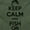 Military Green, variant on Keep Calm Fish On Fishing Enthusiast Men's Crewneck Sweatshirt Brisco Brands X