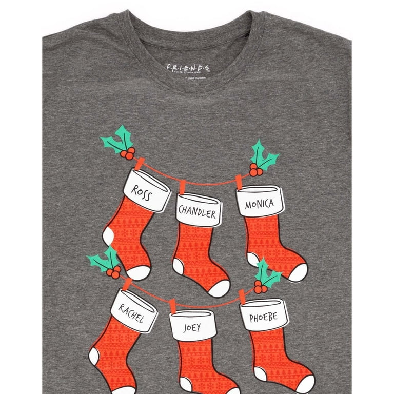 Friends Womens Stocking T-Shirt Christmas