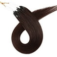 thumbnail image 2 of SEGO 8D Real Thick Human Hair Extensions 50 Strands Nano Bead Invisible Hair Extensions For Women, 2 of 8