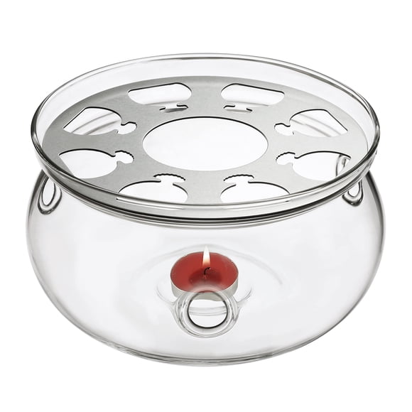 Calentador de tetera de cristal CNGLASS universal, resistente al calor, 13,5 cm