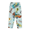 thumbnail image 5 of Junzan Cartoon Car Racing Women'S Pajama Pants Drawstring Comfy Sleep Bottoms With Pockets, 5 of 9