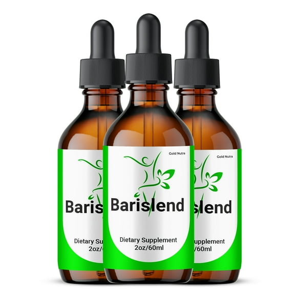 Barislend Drops Liquid Supplement, Barislend Supplement, All Natural Formula for Men and Women, Made in USA, Extra Strength (3 Pack)