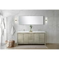 thumbnail image 2 of Lexora Home Lafarre 72" Double Quartz Top Bathroom Vanity with NIckel Faucet, 2 of 13