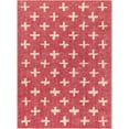 thumbnail image 2 of Mark&Day Area Rugs, 8x10 Koilani Global Bright Red Area Rug (7'10" x 10'), 2 of 7