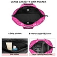 thumbnail image 3 of Pink Ribbon Pattern Travel Tote Bags for Women Carry On,Large Weekender Bags for Women Travel,Multi Functional Duffle Bag for Work,Shopping,Sports, 3 of 5