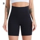 thumbnail image 5 of Pantalones cortos deportivos de cintura alta Sonducket para mujer mallas cortas de gimnasio levantamiento de glúteos y cadera con bolsillo lateral S, 5 of 6