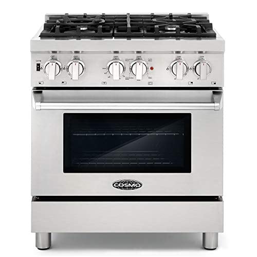electric range with cast iron burners