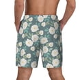 thumbnail image 4 of Goofa Flower Printed Men's Swim Trunks Board Shorts Quick Dry Mens Swimming Trunks with Compression Liner,Breathable Fit Hawaii Beach Shorts-3X-Large, 4 of 9