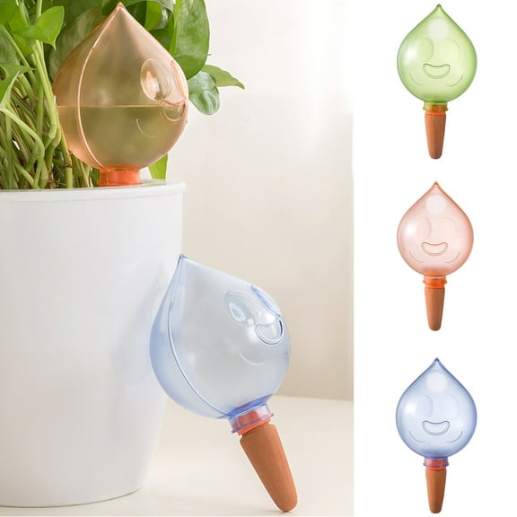 Drip Irrigation Series Automatic Watering Globe Plastic Plant Self Watering System Bulbs Flower Water Drip Irrigation Device Kettle-Green