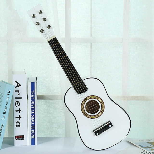 21 Inch Classical Guitar 6 String Folk Acoustic Kids Beginners Guitar Musical Instrument Small Guitar For Beginner And Children Random Color