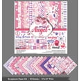 thumbnail image 3 of Inkdotpot Pink Baby Girl Theme Collection Double,Sided Scrapbook Paper Kit Cardstock 12"x12" Card Making Paper Pack Of With Sticker Sheet - 16 Pages - Baby Pink, 3 of 4
