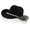 Black, variant on Comfortable Woolen Western Party Hat With Sparkling Rhinestones For Outdoor Adventures And Daily Wear