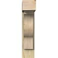 thumbnail image 2 of Ekena Millwork 8"W x 24"D x 36"H Funston Block Rough Sawn Bracket w/ Offset Brace, Douglas Fir, 2 of 25